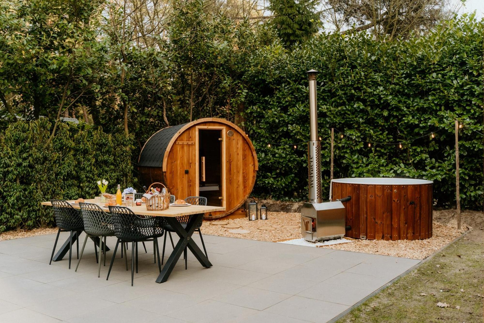 Romantisch Wellness Boshuisje Met Sauna & Hottub Meijel Экстерьер фото